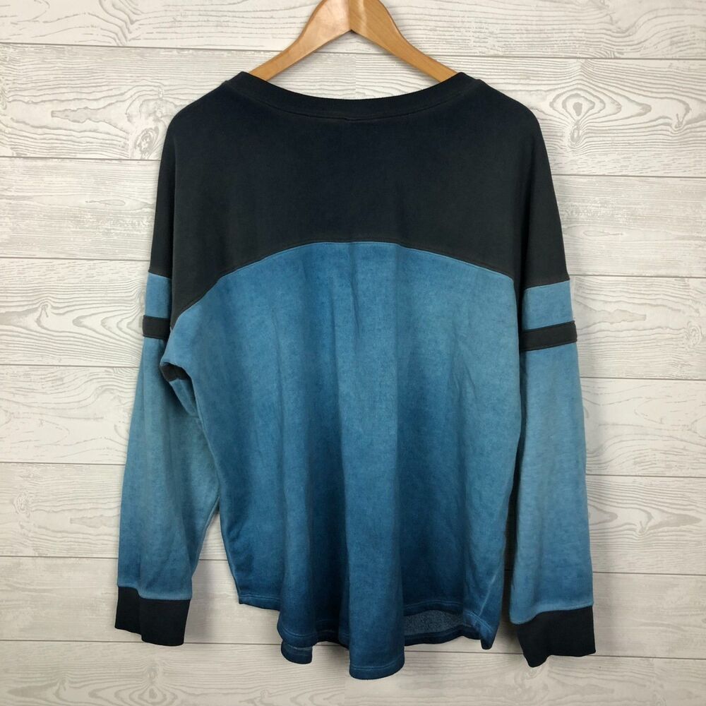 Torrid Women's 2X Relaxed Fleece Crew Neck Varsity Sweatshirt Long Sleeve - Picture 5 of 7